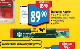 Albert Starbucks kávové kapsle nabídka