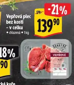 Albert Vepřová plec bez kosti nabídka
