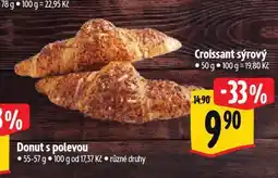Albert Croissant sýrový nabídka