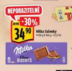 Albert Milka sušenky nabídka