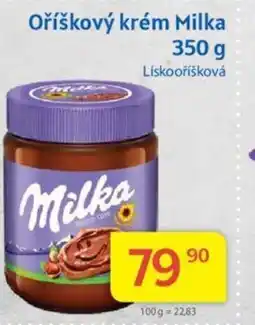 Kubík potraviny Oříškový krém Milka 350 g nabídka