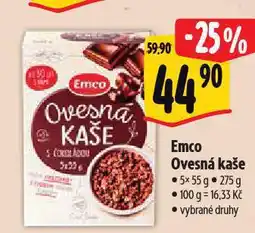 Albert Emco ovesná kaše nabídka