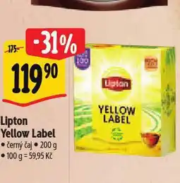 Albert Lipton čaj nabídka