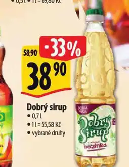 Albert Dobrý sirup nabídka