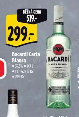Albert Bacardi carta blanca nabídka