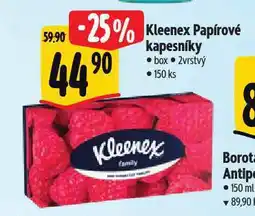 Albert Kleenex papírové kapesníky nabídka