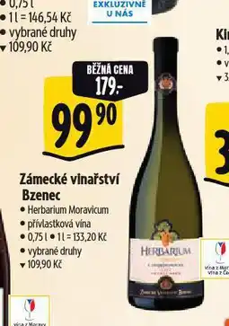 Albert Zámecké vinařství bzenec nabídka