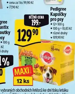 Albert Pedigree kapsičky pro psy nabídka