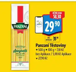 Albert Panzani těstoviny nabídka