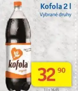 Kubík potraviny Kofola 2L nabídka
