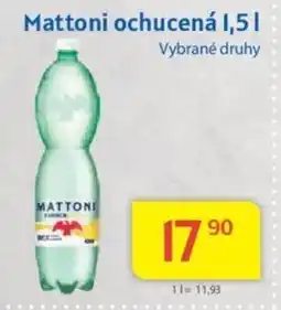Kubík potraviny Mattoni ochucená 1,5L nabídka