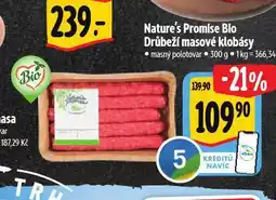 Albert Bio drůbeží masové klobásy nabídka