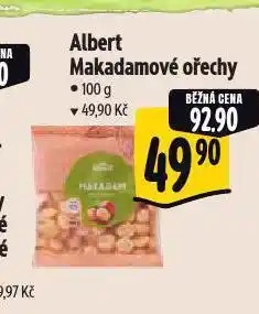 Albert Makadamové ořechy nabídka