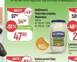 Globus Hellmann´s tatarská omáčka, majonéza nabídka