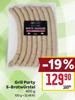 Billa Grill Party S-Bratwürstel nabídka