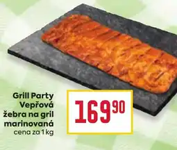Billa Grill Party Vepřová žebra na gril marinovaná nabídka