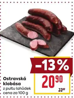 Billa Ostravská klobása nabídka