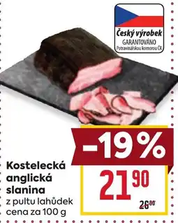 Billa Kostelecká anglická slanina nabídka
