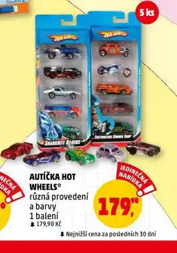 Penny Market Autíčka hot wheels nabídka