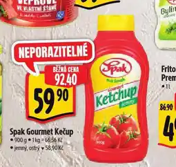 Albert Spak gourmet kečup nabídka