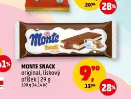 Penny Market Monte snack nabídka