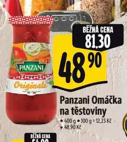 Albert Panzani omáčka na těstoviny nabídka