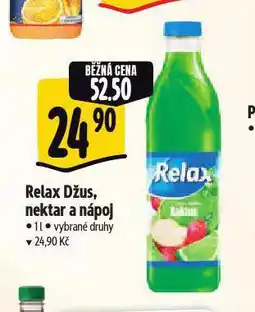 Albert Relax džus, nektar a nápoj nabídka