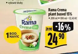 Albert Rama crema plant based nabídka
