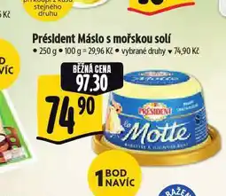 Albert Président mořská sůl máslo nabídka