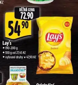 Albert Lay's chipsy nabídka