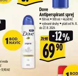 Albert Dove antiperspirant nabídka