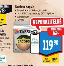 Albert Tassimo kávové kapsle nabídka