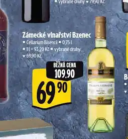 Albert Zámecké vinařství bzenec nabídka