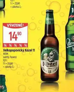 Globus Pivo velkopopovický kozel 11 nabídka