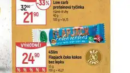 4slim flapjack čoko kokos bez lepku