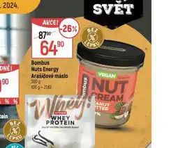 Globus Bombus nuts energy arašídové máslo nabídka