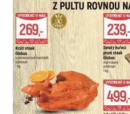 Globus Krůtí steak v pomerančové marinádě nabídka