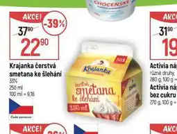 Globus Krajanka čerstvá smetana ke šlehání nabídka