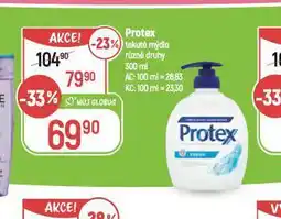 Globus Protex tekuté mýdlo nabídka