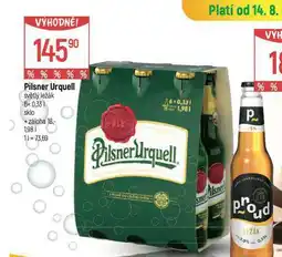 Globus Pivo pilsner urquell nabídka