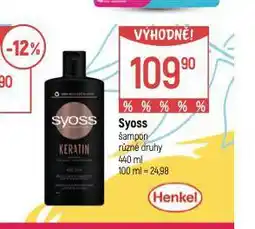 Globus Syoss šampon nabídka