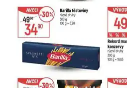 Globus Barilla těstoviny nabídka
