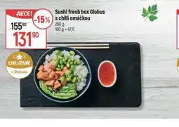 Sushi fresh box globus s chilli omáčkou