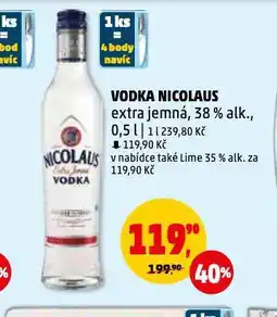 Penny Market Vodka nicolaus nabídka
