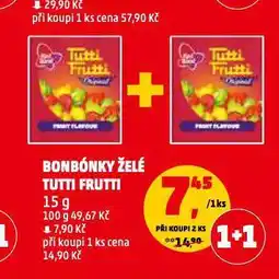 Penny Market Bonbónky želé tutti frutti nabídka