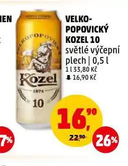Penny Market Pivo velkopopovický kozel nabídka