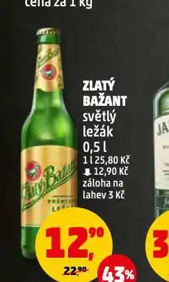 Penny Market Pivo zlatý bažant nabídka