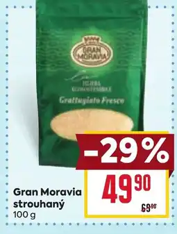 Billa Gran Moravia strouhaný nabídka