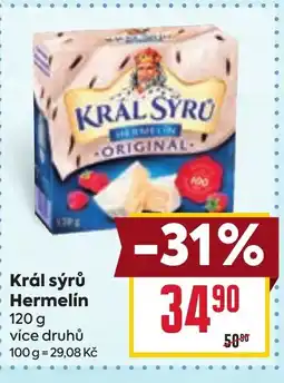 Billa Král sýrů Hermelín nabídka
