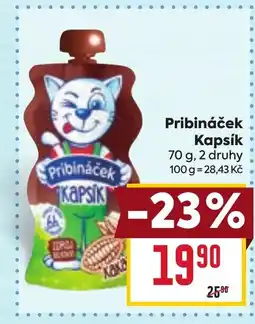 Billa Pribináček Kapsik nabídka